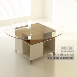 Конференц-стол со стеклом 05-01-34 2