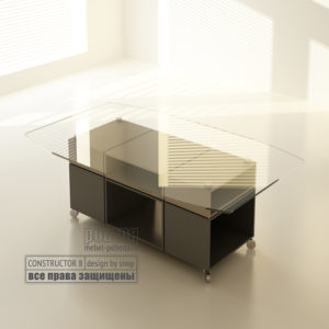 Конференц-стол со стеклом 05-13-32