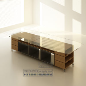 Конференц-стол со стеклом 05-22-24 2